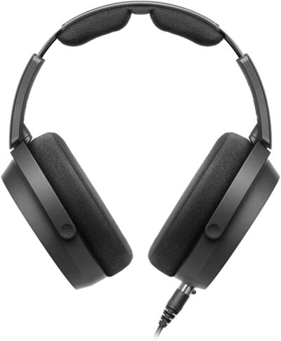 Sennheiser HD 490 PRO Open-Back Professional Headphones Bundle with 25ft Pig Hog Headphone Extension Cable & Polishing Cloth – Studio Monitoring, Mixing, and Critical Listening
