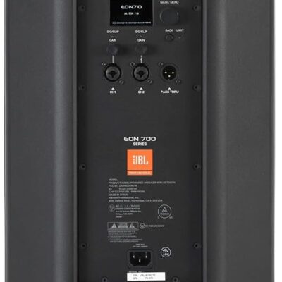 51VXhrou86L. AC SL1500 JBL Professional EON710 Powered PA Speaker with Bluetooth, 10 inch, 1300 Watt, Wired Electric, Black