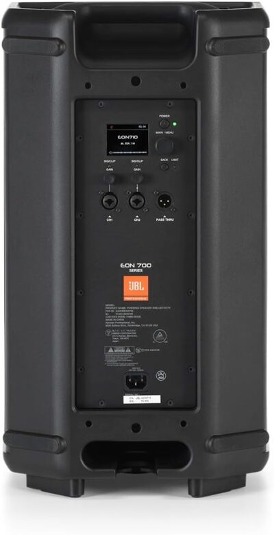 51VXhrou86L. AC SL1500 JBL Professional EON710 Powered PA Speaker with Bluetooth, 10 inch, 1300 Watt, Wired Electric, Black