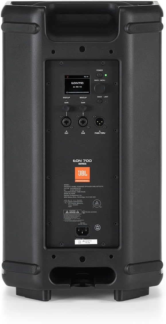 JBL Professional EON710 Powered PA Speaker with Bluetooth, 10 inch, 1300 Watt, Wired Electric, Black