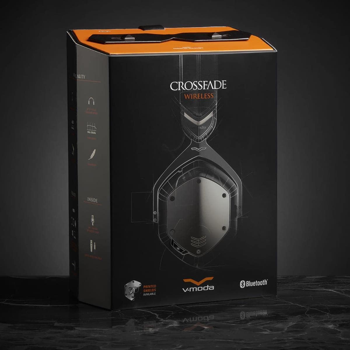 V-Moda Crossfade Wireless Over-Ear Headphone – Gunmetal Black