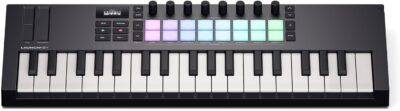 51bTrS3VjiL. AC SL1500 Audiosavings Bundle: Novation LAUNCHKEY MINI 37 MK4 37-key MIDI Ableton Live Keyboard Controller Bundle with Rockville RMC-XLR High-End Metal DJ Handheld Wired Microphone Mic (2 Items)