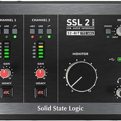 51fDbZh2EVL. AC SL1080 1781097447 9793 Solid State Logic SSL 2 MKII – 2×2 USB Audio Interface