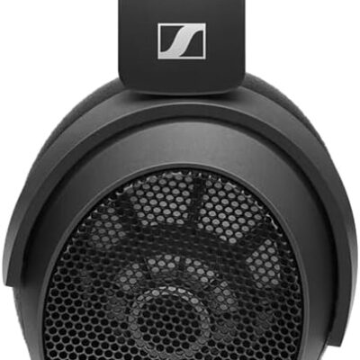 Sennheiser HD 490 PRO Open-Back Professional Headphones Bundle with 25ft Pig Hog Headphone Extension Cable & Polishing Cloth – Studio Monitoring, Mixing, and Critical Listening