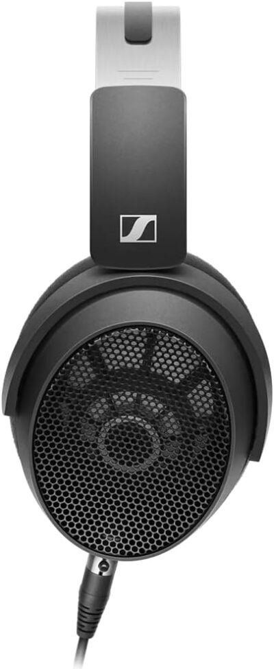 Sennheiser HD 490 PRO Open-Back Professional Headphones Bundle with 25ft Pig Hog Headphone Extension Cable & Polishing Cloth – Studio Monitoring, Mixing, and Critical Listening