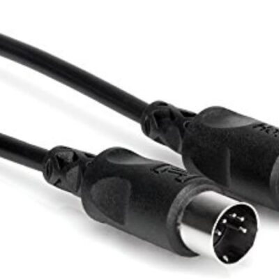 51iWCb8SfgL. AC SL1497 Focusrite Scarlett 18i16 USB-C Audio/MIDI Interface (4th Generation) Bundle with XLR- XLR Cable (2 Pack), Hosa Mid-310 Black 10 ft. Midi cable (2 Pack)