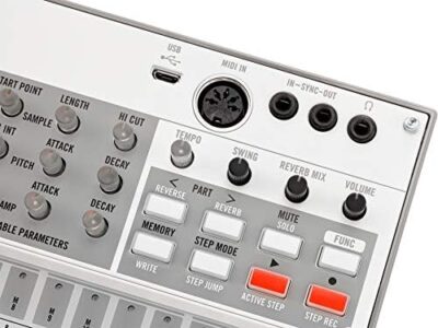 Korg Volca Sample Digital Sample Sequencer Bundle with Power Supply and Austin Bazaar Polishing Cloth