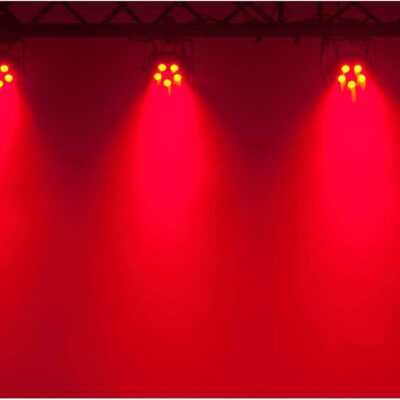 ADJ Products Mega lat Hex pak Mega Flat Hex Pak LED Lighting, Black