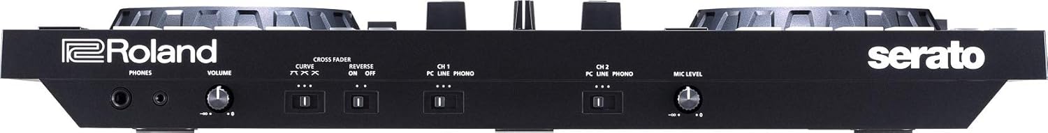 Roland DJ-505 DJ Controller Bundle with Stand, Headphones, and Austin Bazaar Polishing Cloth