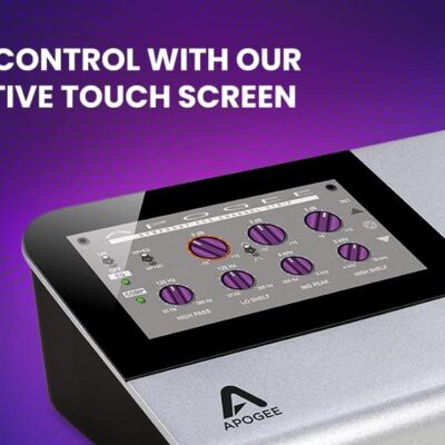 51pD4nzUQL. AC Apogee Symphony Desktop – Pro Audio Interface with Touch-Screen Display, Headphone Amp with Phantom Power for Recording, Live-Stream & Podcast, works with Mac, PC, iPhone, and iPad