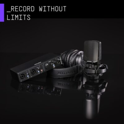 Arturia MiniFuse 2 Recording Pack – Black