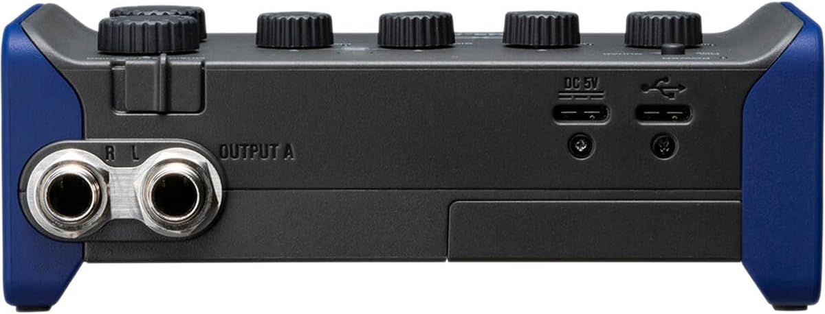 Zoom AMS-44 USB Audio Interface for Musicians & Podcasters, with 4 Inputs, 4 Outputs, Loopback, Direct Monitoring, Bus-Powered, for Recording and Streaming on PC, Mac, iOS, and Android