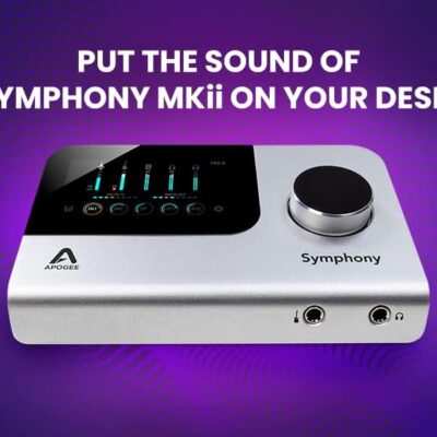 51wz1GlXJL. AC Apogee Symphony Desktop – Pro Audio Interface with Touch-Screen Display, Headphone Amp with Phantom Power for Recording, Live-Stream & Podcast, works with Mac, PC, iPhone, and iPad
