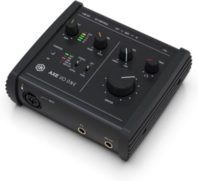 51y2sZV94L. AC SL1350 1 IK Multimedia AXE I/O One – Professional USB Audio Interface with Z-TONE advanced guitar tone shaping, AmpliTube and TONEX software included, high-resolution recording studio equipment