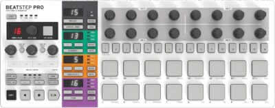 61 8MFKp85S. AC SL1500 Arturia BeatStep Pro Sequencer Controller – Music Production Tool with Drum Machine Integration, Precise Beat Creation and MIDI Control for Musicians and DJs Bundle with Protective Cover (2 Items)