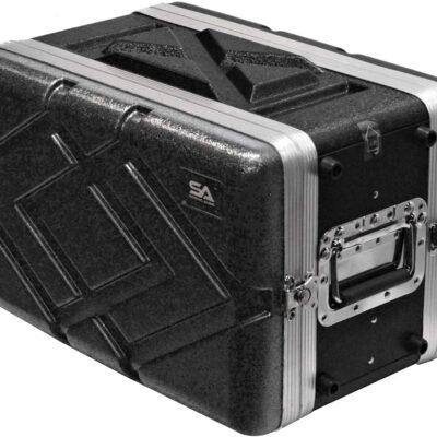 610HqUCfaWL. AC SL1000 Seismic Audio – SALWR6S – Lightweight 6 Space Compact ABS Rack Case – 6U PA DJ Amp Effects Shallow Rack Case