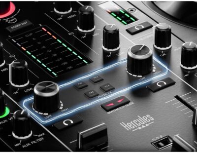 610T0pX0BnL. AC SL1000 Hercules DJControl Inpulse 500 DJ Software Controller Bundle with Hercules HDP DJ60 Closed-Back, Over-Ear DJ Headphones