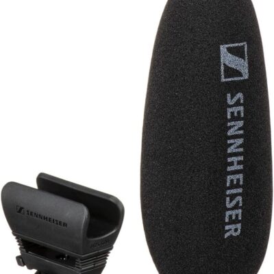 611Pl4PH6BL. AC SL1000 Sennheiser MKE 600 Shotgun Microphone Bundled with Universal Shockmount + Windshield for Shotgun Microphones + 20-Feet XLR Microphone Cable + Cleaning Cloth (5 Items)