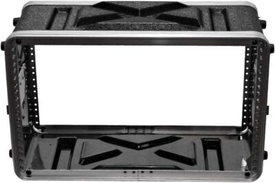 611WoPLlyCL. AC SL1000 Seismic Audio – SALWR6S – Lightweight 6 Space Compact ABS Rack Case – 6U PA DJ Amp Effects Shallow Rack Case
