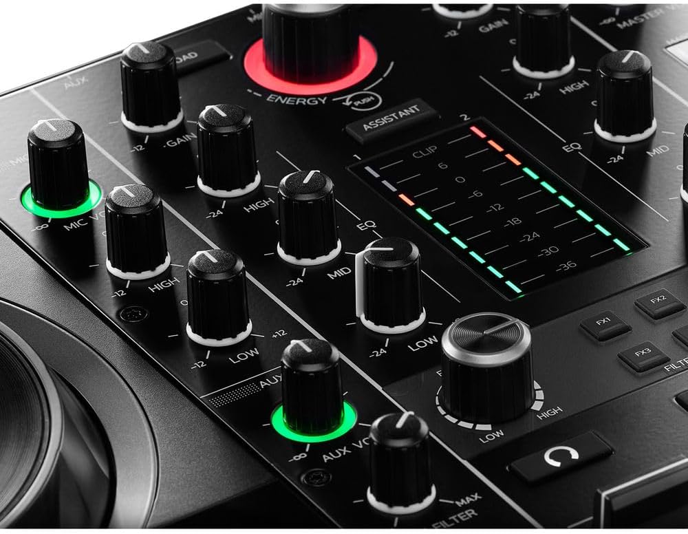 Hercules DJControl Inpulse 500 DJ Software Controller Bundle with Hercules HDP DJ60 Closed-Back, Over-Ear DJ Headphones