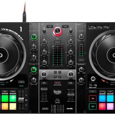 612W6MFoyOL. AC SL1000 Hercules DJControl Inpulse 500 DJ Software Controller Bundle with Hercules HDP DJ60 Closed-Back, Over-Ear DJ Headphones