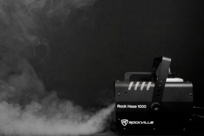 Rockville Rockhaze 1000 CFM DMX Hazer Machine, Water Based, 2 Remotes, Fluid Seal, Quiet Fan, Fast Setup, Perfect for Large Venues, DJ, Live Shows