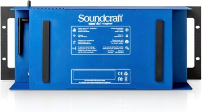 614EY7AqUnL. AC SL1500 1781114569 6345 Soundcraft Ui24R Rack-Mountable Laptop or Tablet-Controlled, 24 input Digital Audio Mixer with onboard Signal Processing. Blue and Gray