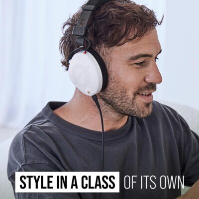 614HaCmZtmL. AC SL1080 1781242288 9865 Rode NTH-100 Professional Over-Ear Headphones – White
