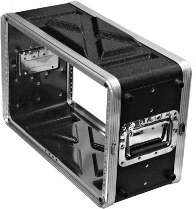 615pZhINtL. AC SL1000 Seismic Audio – SALWR6S – Lightweight 6 Space Compact ABS Rack Case – 6U PA DJ Amp Effects Shallow Rack Case