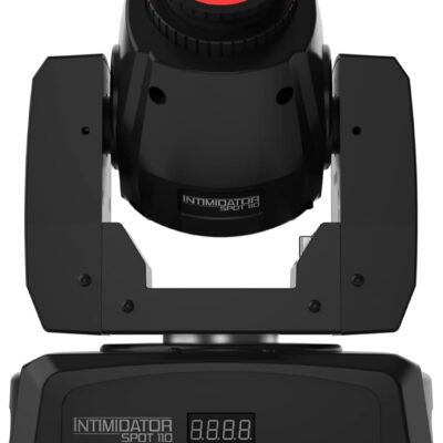 CHAUVET DJ – Intimidator Spot 110 Compact Led Moving Head | Lightweight Design For Mobile Applications | Color & Gobo Wheels For Creative Programming | Sound Activated & Master Slave Shows
