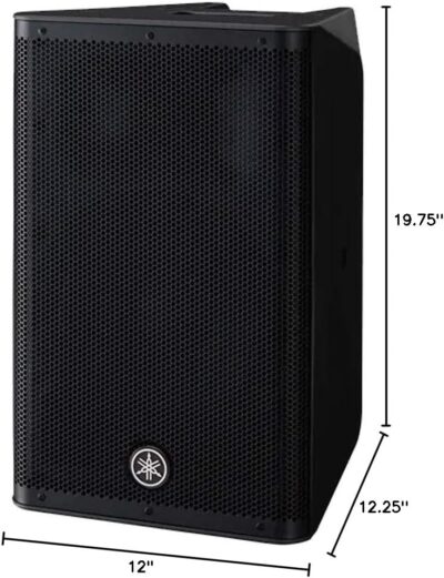 618q4gm9wkL. AC SL1041 Yamaha DXR10MKII, 10 1100W Powered Speaker Cabinet, Matte Black