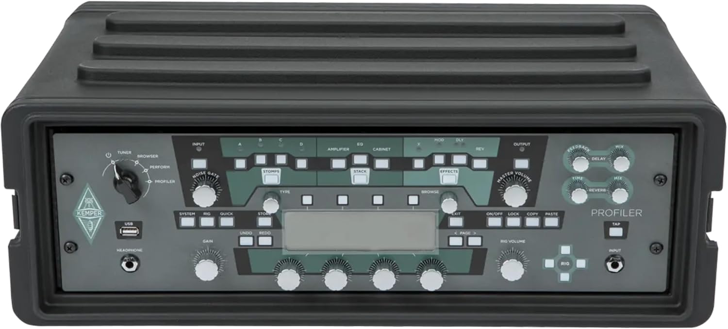 SKB Shallow Rack 3U – Roto-Molded for Durability & Impact Resistance, Waterproof & Stackable Design, with Twist Latches & Rubber Feet – Ideal for Secure Equipment Storage & Transport, Black
