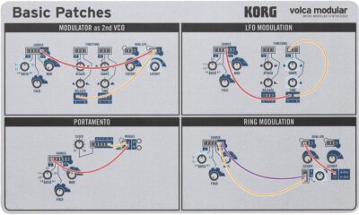 Korg Volca Modular Semi-Modular Analog Synthesizer and 16-Step Sequencer (Open Box)