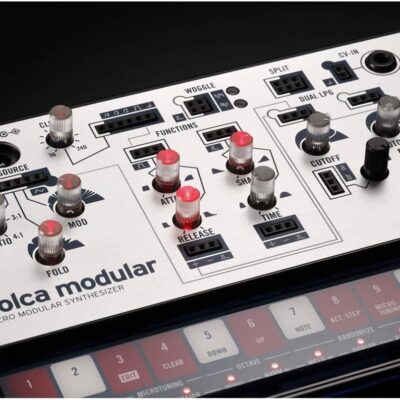 Korg Volca Modular Semi-Modular Analog Synthesizer and 16-Step Sequencer (Open Box)