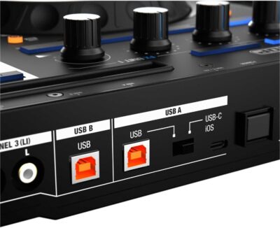 61BOgCQkwoL. AC SL1500 Reloop Mixon 8 Pro DJ Controller for Serato DJ with On-Stage LPT5000 DJ Laptop Stand, DJ Monitoring Headphones and Essential Cables for Connecting to DJ Controllers and Mixers