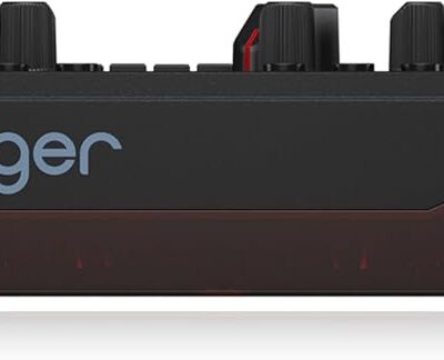 61BXMW GFRL. AC SL1500 Behringer TD-3-MO Modded Out Analog Bass Line Synthesizer with VCO, VCF and VCA – Black