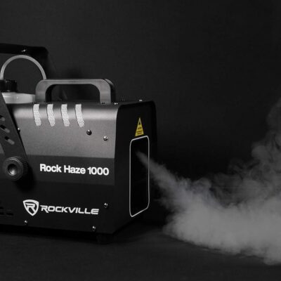 Rockville Rockhaze 1000 CFM DMX Hazer Machine, Water Based, 2 Remotes, Fluid Seal, Quiet Fan, Fast Setup, Perfect for Large Venues, DJ, Live Shows