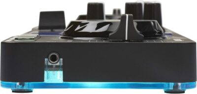 Hercules DJControl Starlight | Pocket USB DJ Controller with Serato DJ Lite, touch-sensitive jog wheels, built-in sound card and built-in light show (Renewed)