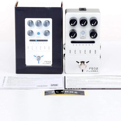 61HAnUWCajS. AC SL1500 FLAMMA FS02 Reverb Pedal Stereo Guitar Effects with 7 Storable Preset Slots 7 Reverb Effects Room Hall Church Cave Plate Spring Mod True Bypass Trail On