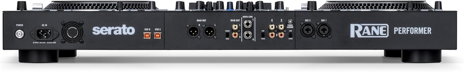 RANE PERFORMER 4-Channel Motorized DJ Controller, 7 Platters with Displays, Precision Feel Faders, Stem Split, Advanced FX, Serato DJ Pro Included