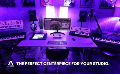 61HjZ7KQZDL. AC Apogee Symphony Desktop – Pro Audio Interface with Touch-Screen Display, Headphone Amp with Phantom Power for Recording, Live-Stream & Podcast, works with Mac, PC, iPhone, and iPad