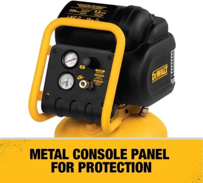 DEWALT Vertical Portable Compressor, 1.9 Hp 200 Psi Oil Free High Pressure Low Noise (D55168)