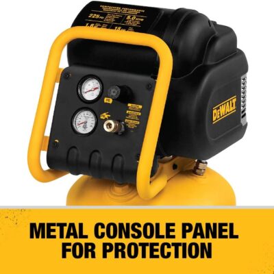DEWALT Vertical Portable Compressor, 1.9 Hp 200 Psi Oil Free High Pressure Low Noise (D55168)