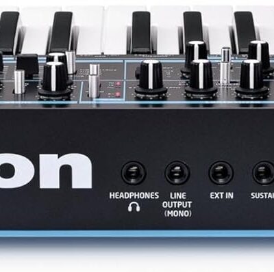 61K3w5FugmL. AC SL1500 1781148837 7540 Novation Bass Station II Analog Monosynth – includes 64 factory patches, pattern-based step sequencer and arpeggiator, two oscillators plus an additional sub oscillator