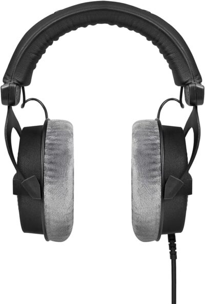 61LiIObtxvL. AC SL1200 1781096544 8484 beyerdynamic DT 990 PRO, 250 Ohm, Open Back, Over Ear, Wired Headphones, 3m Coiled Cable, Black with Grey Velour Ear Pads