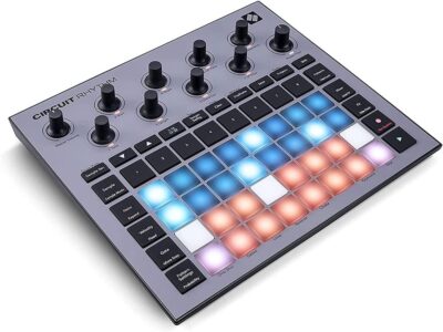 61M04KGwjNS. AC SL1000 1781373521 8458 Novation Circuit Rhythm Groovebox Workstation with Standalone Sampler Bundle with Studio Pro Monitor Headphones, 32GB Memory Card, and 2x MIDI Cable