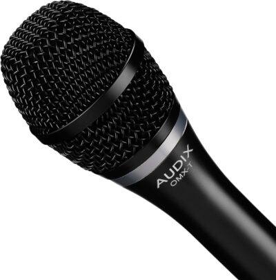 61MMWIkYYiL. AC SL1500 AUDIX OMX-T Dynamic Hypercardioid Vocal Microphone – Black – Wide Frequency Range, Perfect for Loud Stage Environments