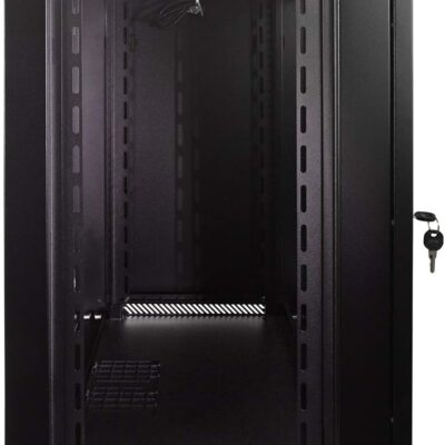 61PWUsmb5L. AC SL1000 NavePoint 12U Server Rack Enclosure with Glass Door, Cooling Fan, Locks, & Removable Side Panels – 12U Wall Mount Network Cabinet 19 Inch Rack 17.7 Deep (450mm)
