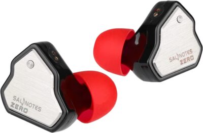 61UzHLRJGvL. AC SL1500 Linsoul 7Hz Salnotes Zero HiFi 10mm Dynamic Driver in-Ear Earphone IEM with Metal Composite Diaphragm Stainless Steel Faceplate Detachable 2Pin OFC Cable (Black, Without Mic)