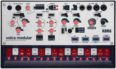 Korg Volca Modular Semi-Modular Analog Synthesizer and 16-Step Sequencer (Open Box)